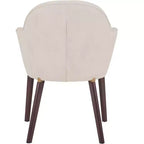 Sedie da pranzo Elias set da 2, seduta imbottita in pelle o velluto con gambe verniciate a polvere, per cucine moderne, sale da pranzo, sedute da caffè