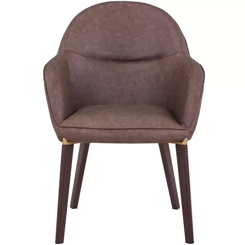 Sedie da pranzo Elias set da 2, seduta imbottita in pelle o velluto con gambe verniciate a polvere, per cucine moderne, sale da pranzo, sedute da caffè