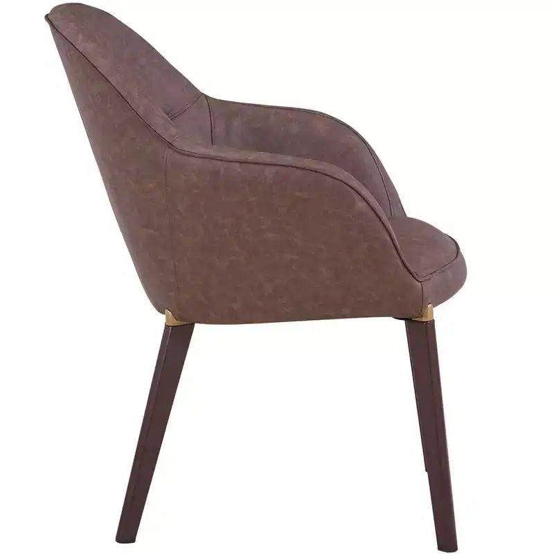 Sedie da pranzo Elias set da 2, seduta imbottita in pelle o velluto con gambe verniciate a polvere, per cucine moderne, sale da pranzo, sedute da caffè