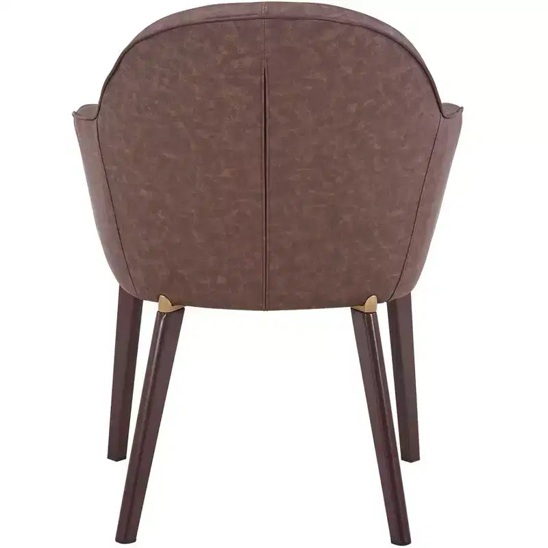 Sedie da pranzo Elias set da 2, seduta imbottita in pelle o velluto con gambe verniciate a polvere, per cucine moderne, sale da pranzo, sedute da caffè