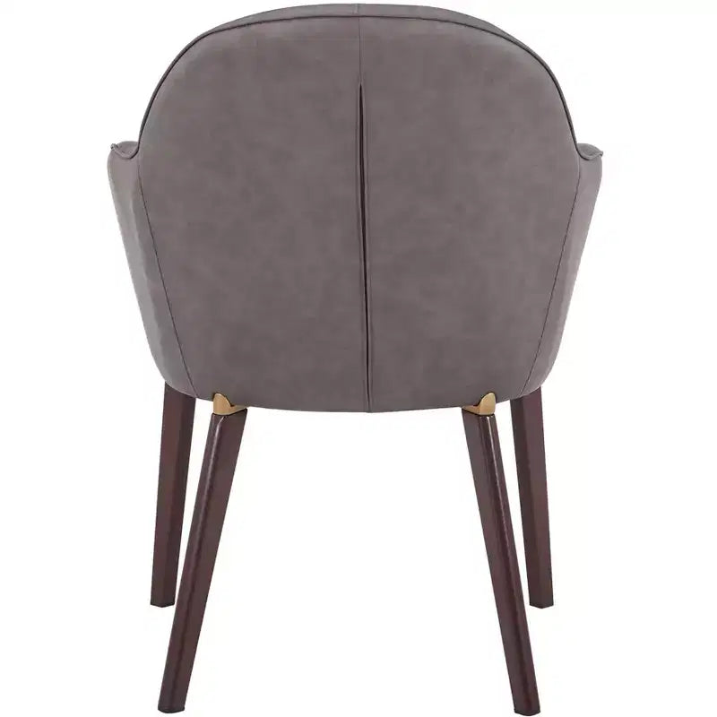 Sedie da pranzo Elias set da 2, seduta imbottita in pelle o velluto con gambe verniciate a polvere, per cucine moderne, sale da pranzo, sedute da caffè