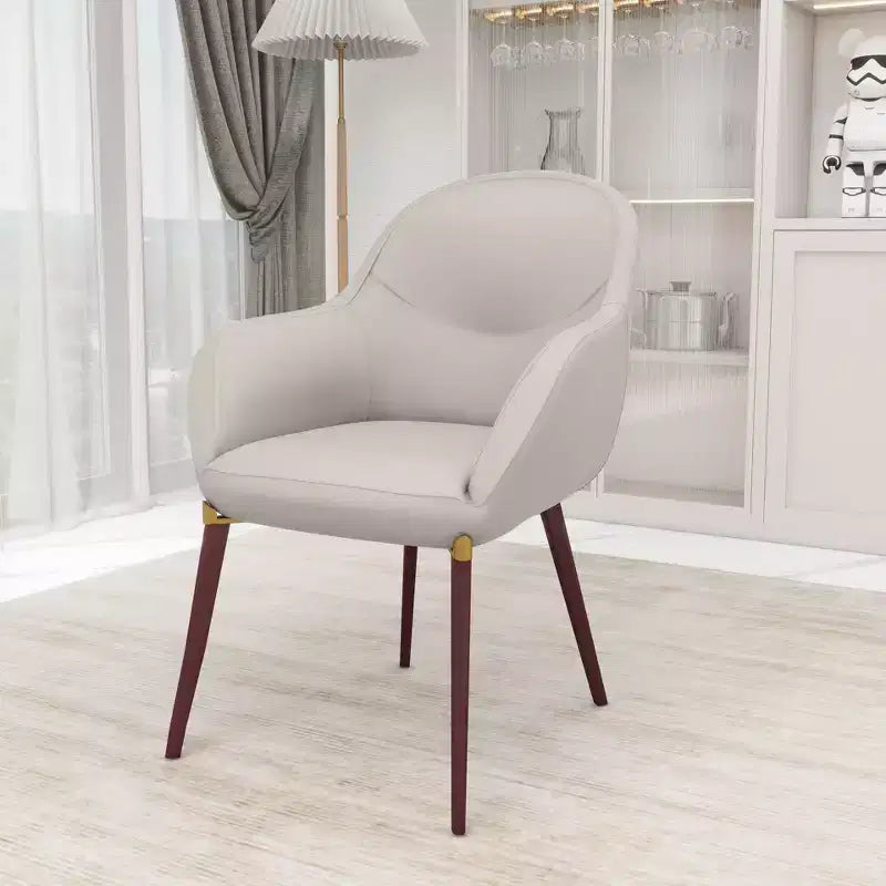 Sedie da pranzo Elias set da 2, seduta imbottita in pelle o velluto con gambe verniciate a polvere, per cucine moderne, sale da pranzo, sedute da caffè
