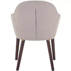 Sedie da pranzo Elias set da 2, seduta imbottita in pelle o velluto con gambe verniciate a polvere, per cucine moderne, sale da pranzo, sedute da caffè