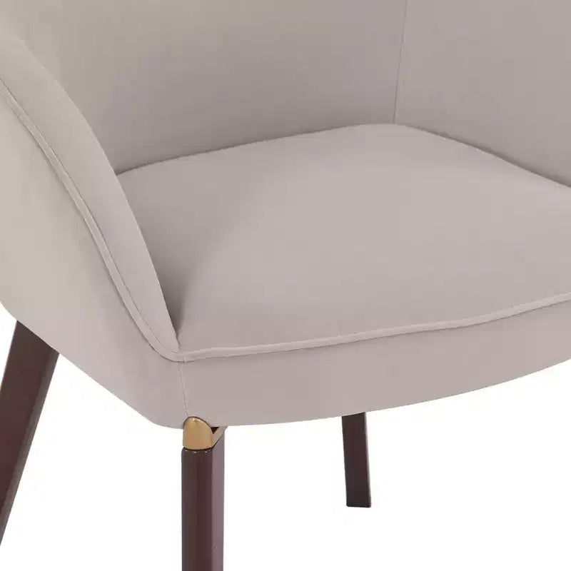 Sedie da pranzo Elias set da 2, seduta imbottita in pelle o velluto con gambe verniciate a polvere, per cucine moderne, sale da pranzo, sedute da caffè