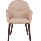 Sedie da pranzo Elias set da 2, seduta imbottita in pelle o velluto con gambe verniciate a polvere, per cucine moderne, sale da pranzo, sedute da caffè