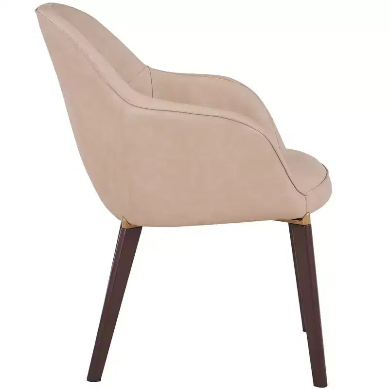 Sedie da pranzo Elias set da 2, seduta imbottita in pelle o velluto con gambe verniciate a polvere, per cucine moderne, sale da pranzo, sedute da caffè