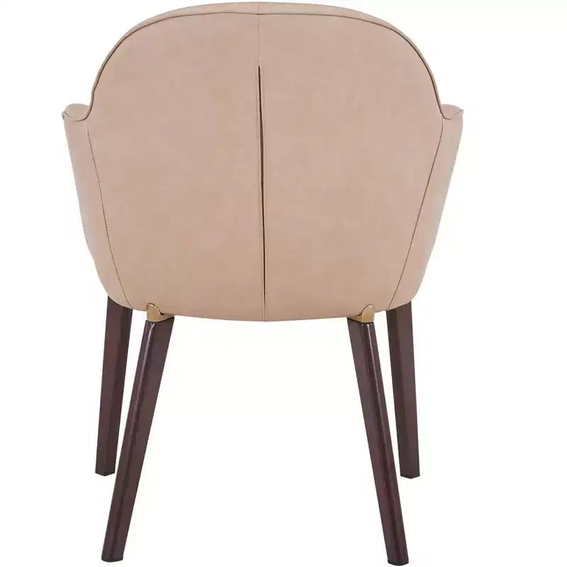 Sedie da pranzo Elias set da 2, seduta imbottita in pelle o velluto con gambe verniciate a polvere, per cucine moderne, sale da pranzo, sedute da caffè