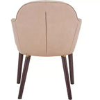 Sedie da pranzo Elias set da 2, seduta imbottita in pelle o velluto con gambe verniciate a polvere, per cucine moderne, sale da pranzo, sedute da caffè