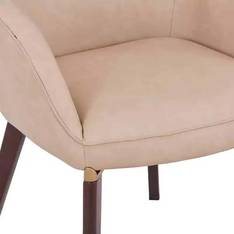 Sedie da pranzo Elias set da 2, seduta imbottita in pelle o velluto con gambe verniciate a polvere, per cucine moderne, sale da pranzo, sedute da caffè