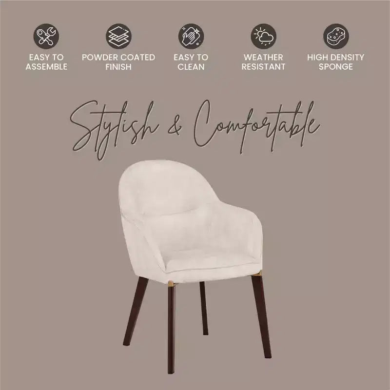 Sedie da pranzo Elias set da 2, seduta imbottita in pelle o velluto con gambe verniciate a polvere, per cucine moderne, sale da pranzo, sedute da caffè