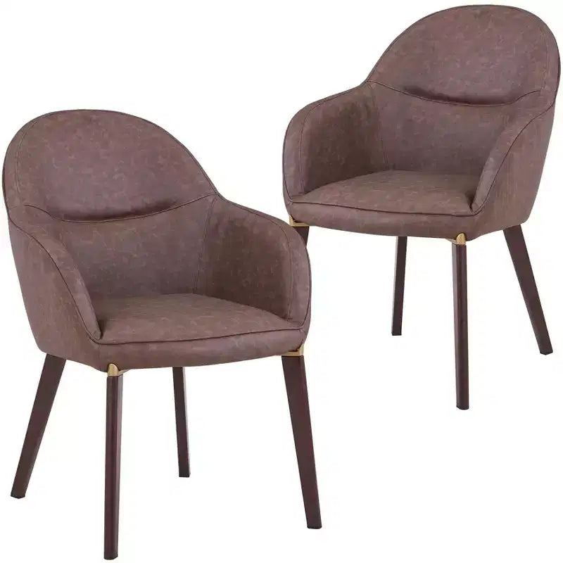 Sedie da pranzo Elias set da 2, seduta imbottita in pelle o velluto con gambe verniciate a polvere, per cucine moderne, sale da pranzo, sedute da caffè