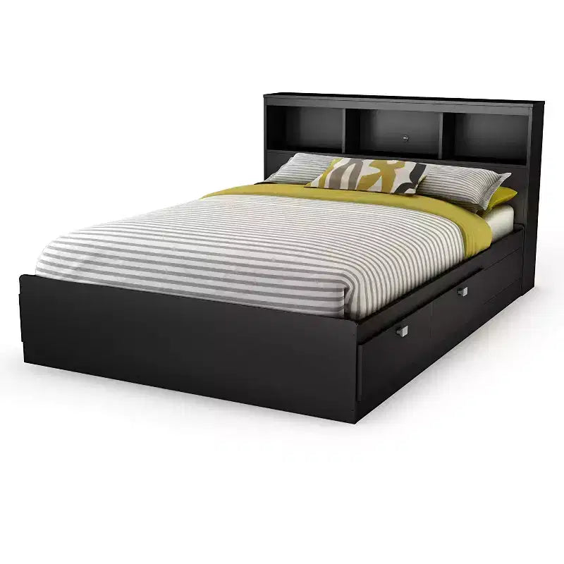 HomeStockTestiera libreria Testiera Spark Style nero puro