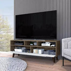 Mobile TV Tacoma per TV fino a 55" Noce scuro/Bianco