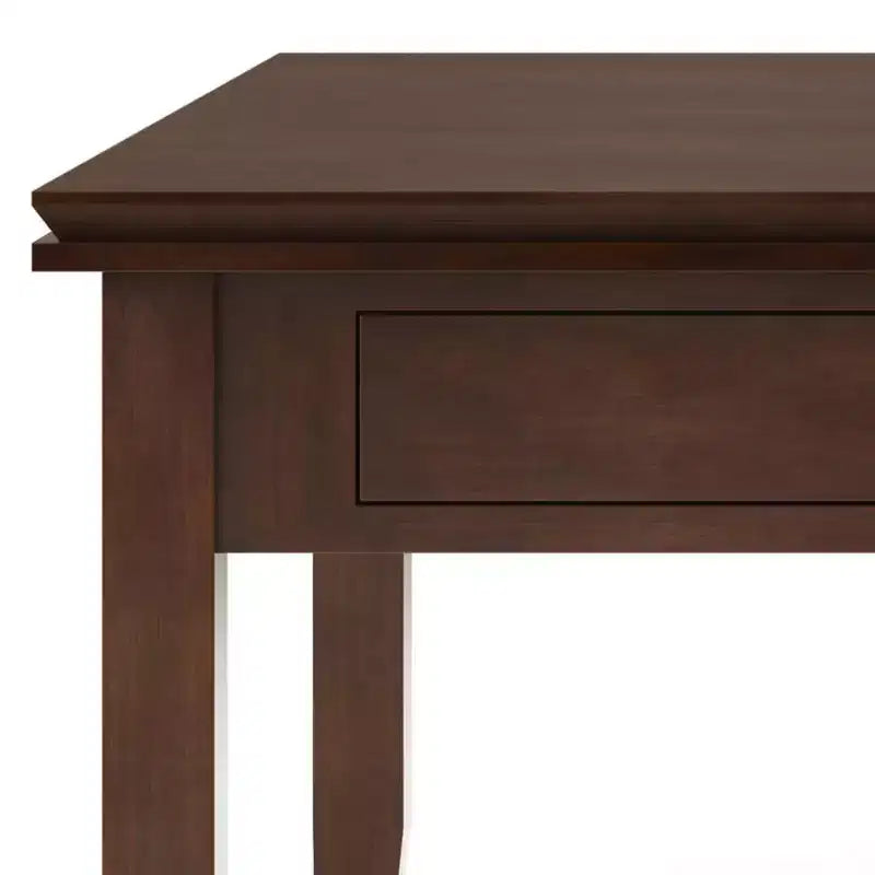 Stratford Square Tavolino da caffè Marrone Russet Composito di legno Transizionale, Cassetti portaoggetti, 36" Quadrato