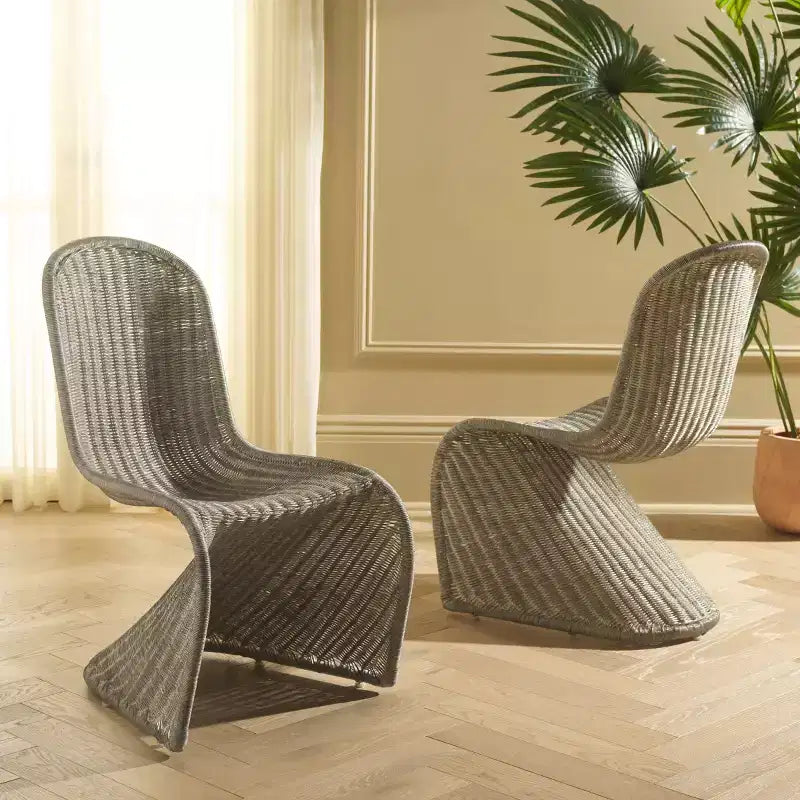 Sedia Tana in vimini (set da 2)